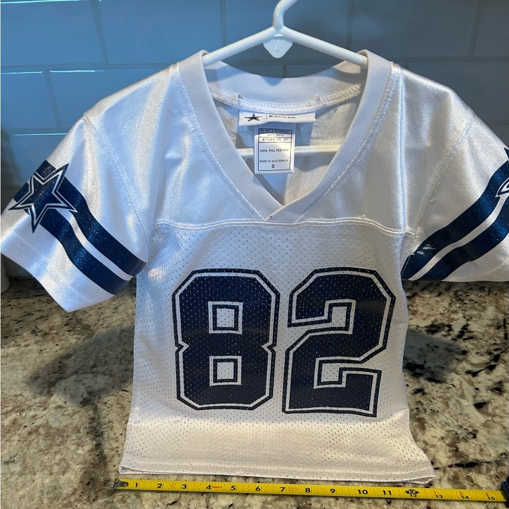 NFL Dallas Cowboy Witten White and Blue Jersey with Number 82